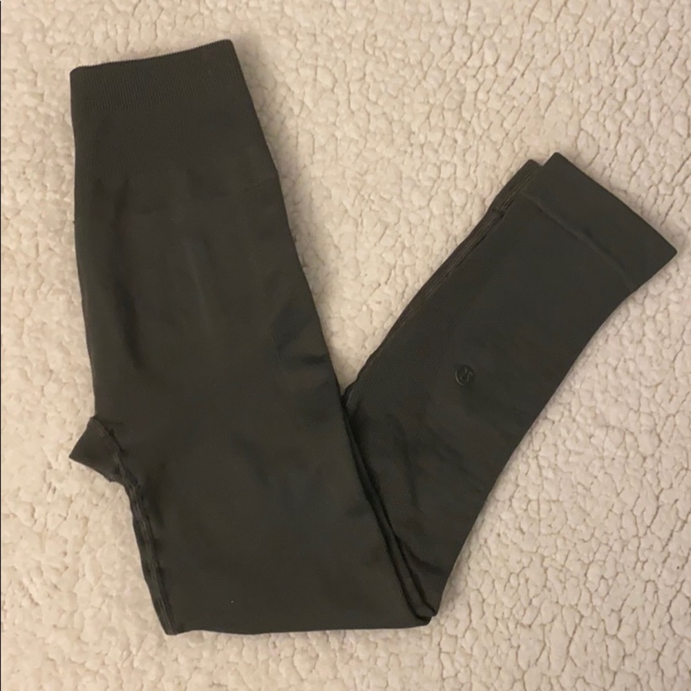 Lululemon tights.  Olive Green. Xsmall.